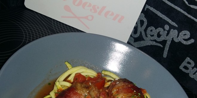 Alles zusammen auf dem Teller