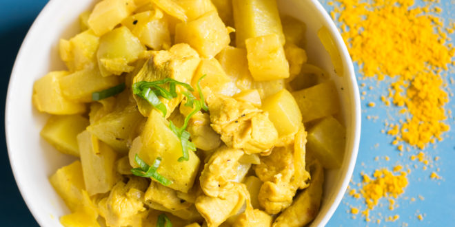 Hühnchen-Kohlrabi-Curry