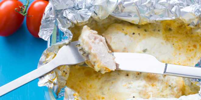 Das fertige Hähnchen