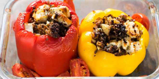 Low Carb Feta Paprikaschoten