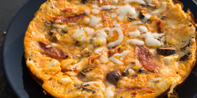 Low Carb Pizza Omelett