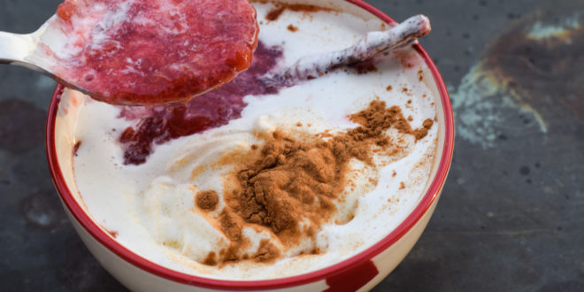 Low Carb Rhabarber Kompott