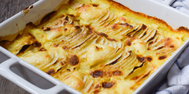 Low Carb falsches Kartoffelgratin