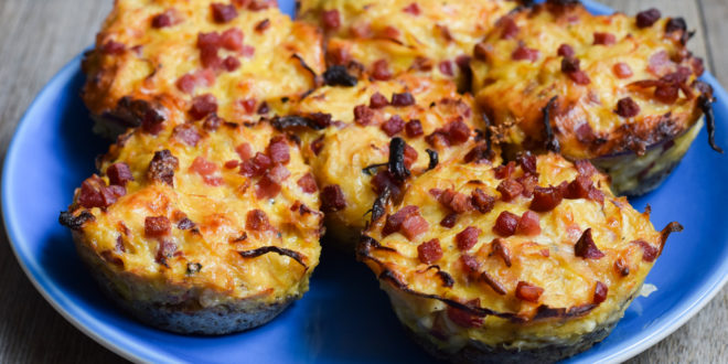 Low Carb Sauerkraut Speck Muffins