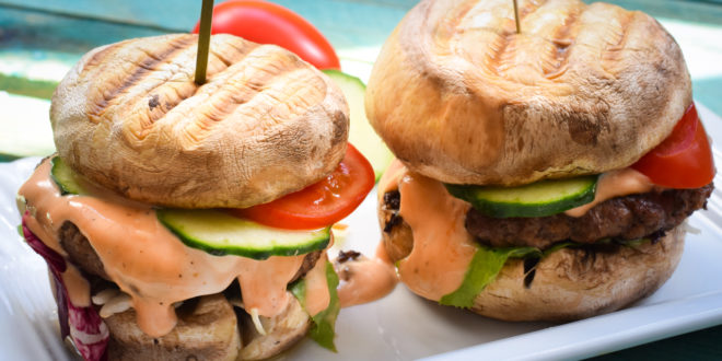 Low Carb Champignon Burger
