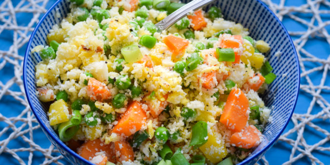 Low Carb Bratreis mit Ei