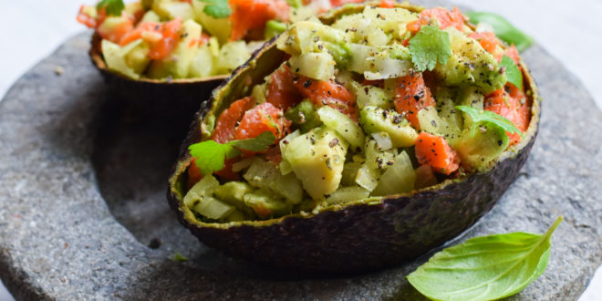 Low Carb Lachs Avocado