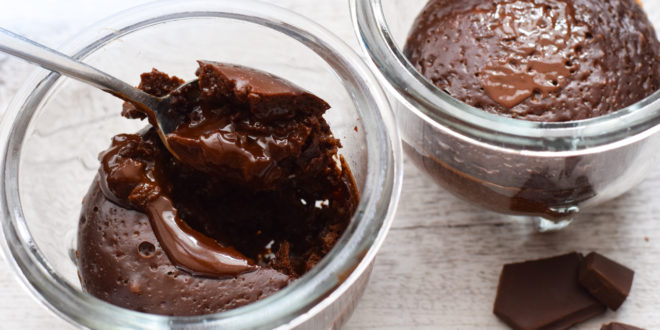 Low Carb Schokoladen Lava-Küchlein