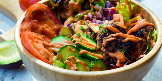 Low Carb Burger Bowl