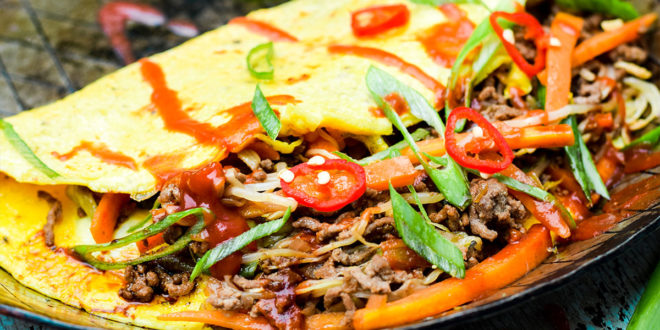 Low Carb Frühlingsrollen Omelett