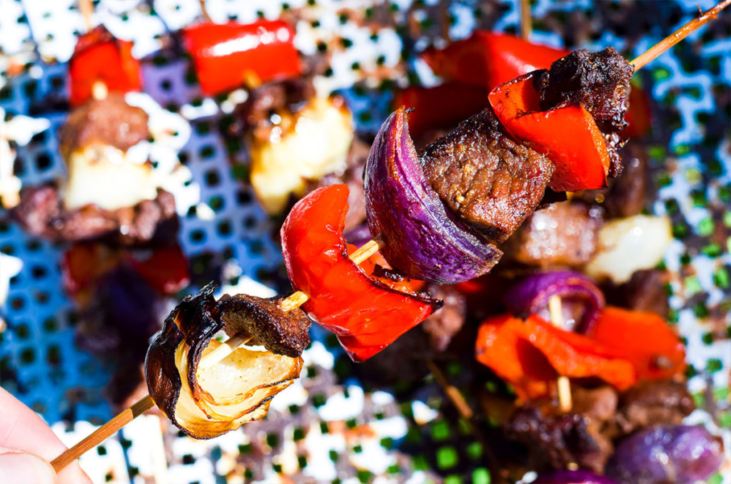 Low Carb Schaschlik Spieße ungarischer Art