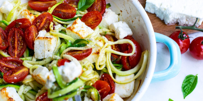 Low Carb Feta Znudeln aus dem Ofen