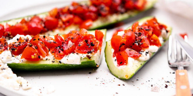 Low Carb Gurkenschiffchen