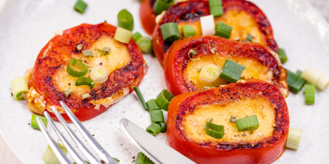 Tomaten-Omelett-Ringe