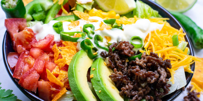 Bunte Low Carb Taco Bowl
