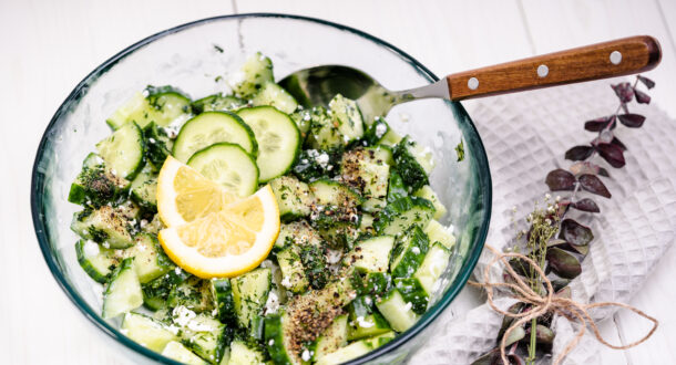 Schneller Gurkensalat